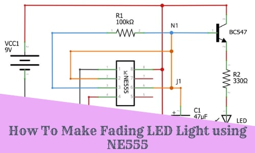 How To Make Fading LED Light using NE555 » ElectroDuino