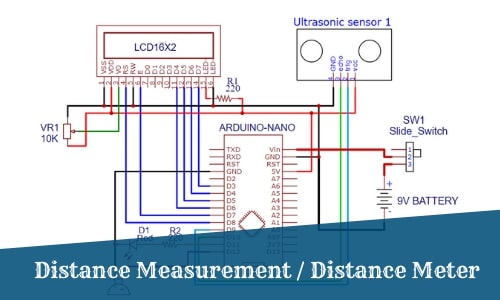 Distance Measurement Using Ultrasonic Sensor And Arduino With Lcd
