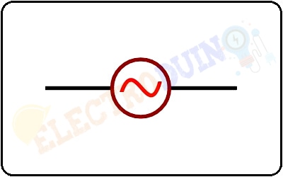 Alternating Voltage Source Symbol