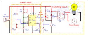 Time Delay Circuit using 555 Timer IC » ElectroDuino