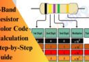 What is a 5 Band Resistor Color Code, Color Code Chart, How to Read and Calculate Resistor Color Code, Examples